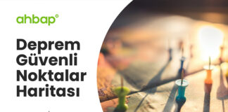 Ahbap Derneği, Deprem Güvenli Noktalar Haritası paylaştı